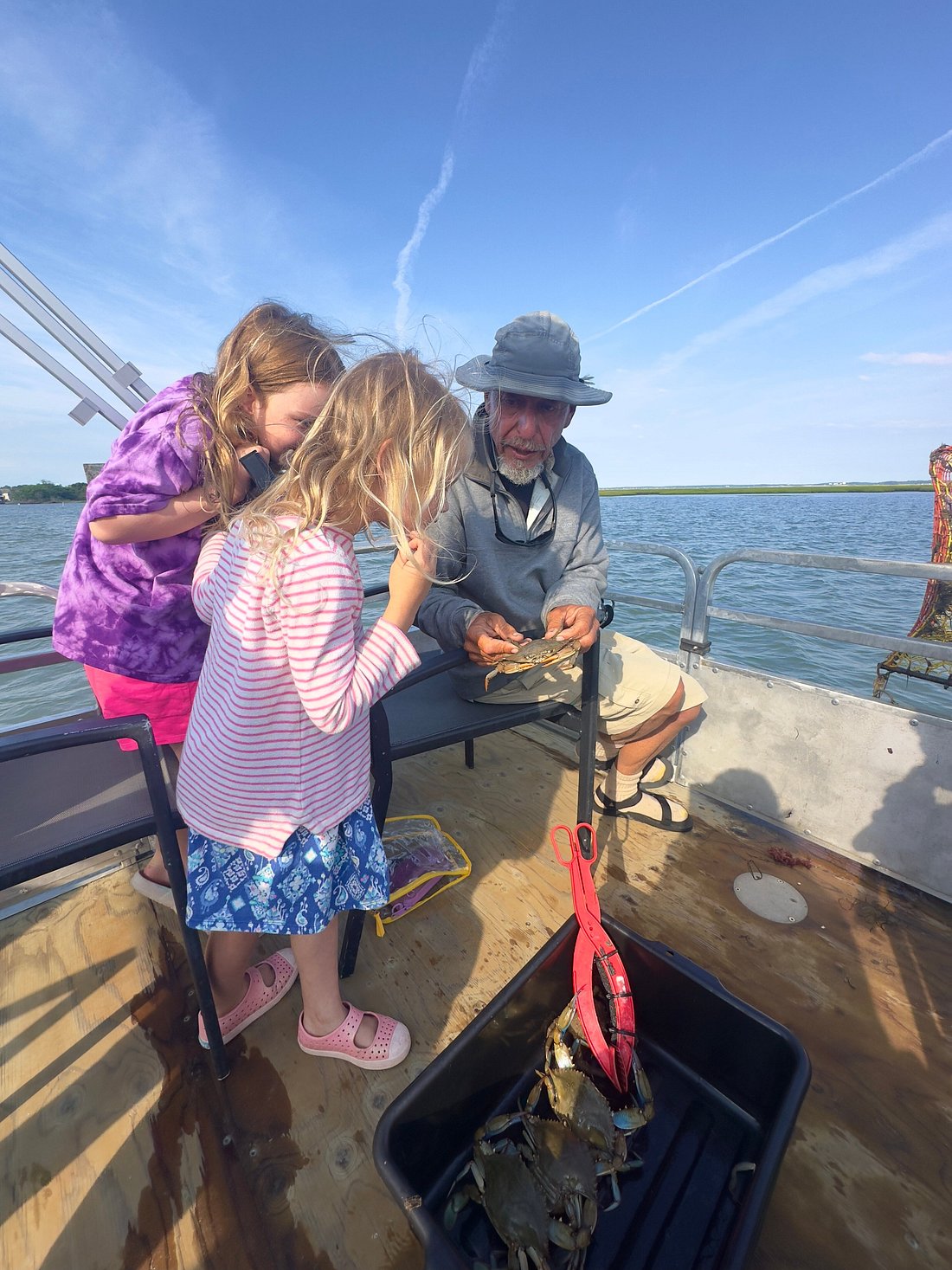 Captain Barry explains marine life